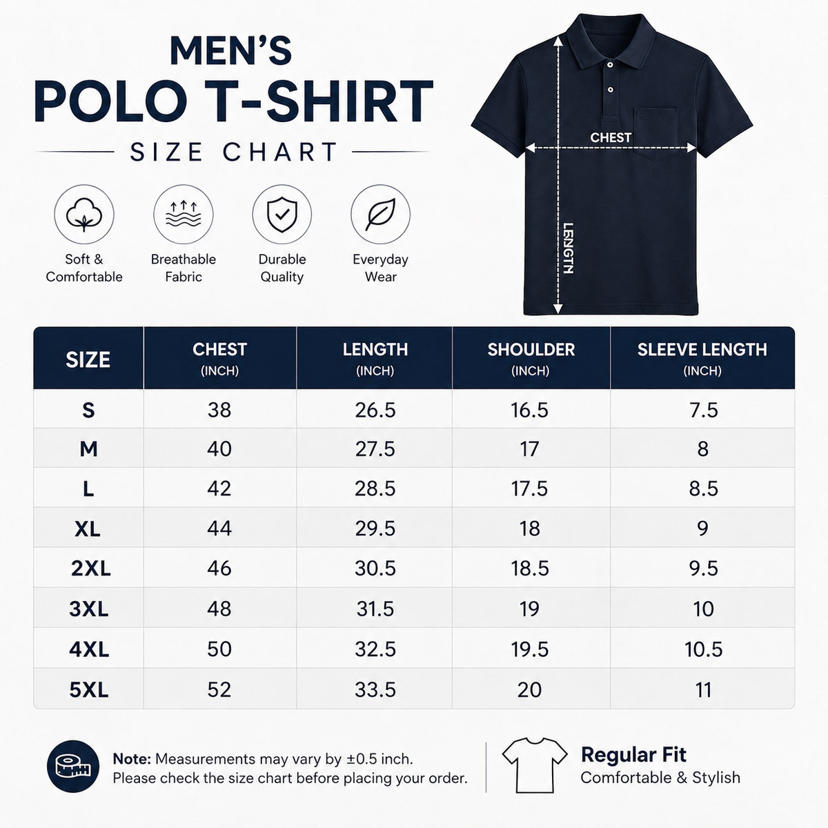 Premium Solid Polo T-Shirt for Men | Pink | T4